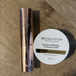 Revolution Illuminate & Glow Primer with Gold Hydrogel Eye Patches